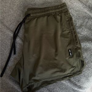 ASRV Olive Green Men's Shorts